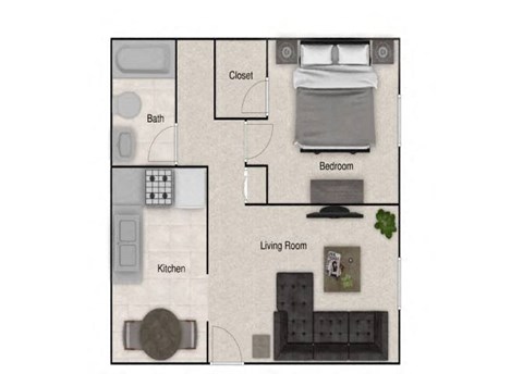 3400 Salem Road 1-2 Beds Apartment for Rent - Photo Gallery 10